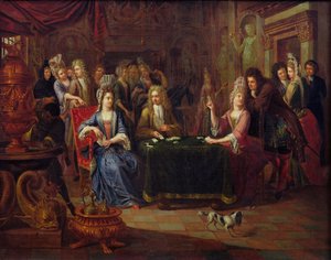 I giocatori di carte, 1699 da P. Bergaigne